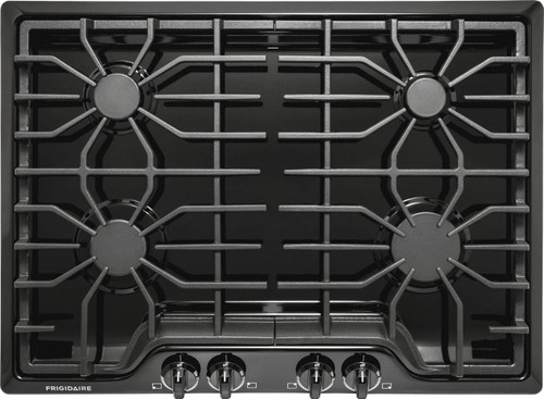 FFGC3026SB Frigidaire 30" Gas Cooktop with 4 Sealed Burners and Ready-Select Controls - Black