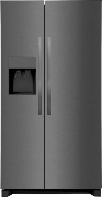 FRSS2623AD Frigidaire 36" 25.6 Cu. Ft. Side by Side Refrigerator - Black Stainless Steel