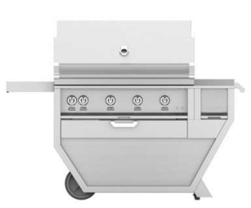 GABR42CX2LP Hestan 60" Liquid Propane Deluxe Grill with Warming Rack and One Push Ignition - Stainless Steel