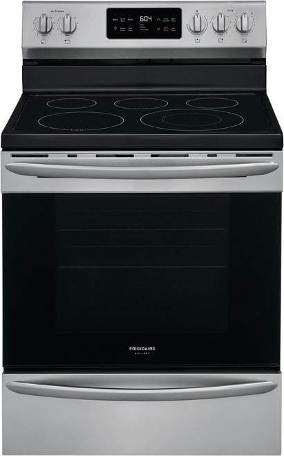 GCRE3038AF Frigidaire Gallery 30" Freestanding Electric Range with Steam Clean Option - Stainless Steel