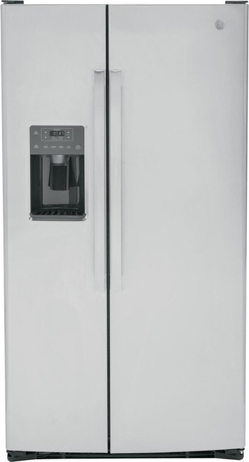 GSE25GYPFS GE 36" 25.3 Cu Ft. Side by Side Refrigerator - Stainless Steel