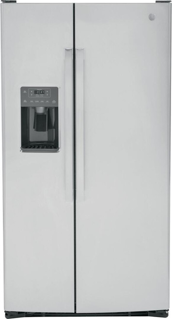 GSS25GYPFS GE 36" 25.3 cu ft Side by Side Refrigerator - Fingerprint Resistant Stainless Steel