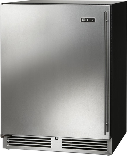 HA24FB41L Perlick 24" ADA Compliant Series Undercounter Freezer with Stainless Steel Solid Door - Left Hinge
