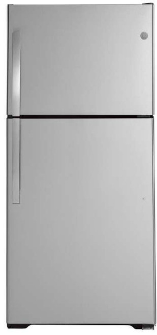 GTS22KSNRSS GE 33" 21.9 cu. ft. Capacity Garage Ready Top-Freezer Refrigerator - Stainless Steel