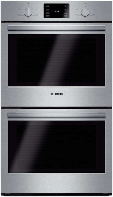 HBL5551UC Bosch 500 Series 30" Double Wall Oven with Thermal Cooking - Stainless Steel