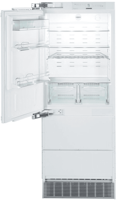 HC1551 Liebherr 30" Left Hinge Bottom Mount Refrigerator Fully Integrated - Custom Panel - Stainless Steel