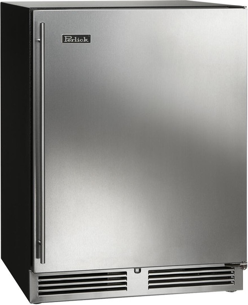 HC24RB41R Perlick 24" C Series Undercounter Refrigerator with Stainless Steel Solid Door - Right Hinge
