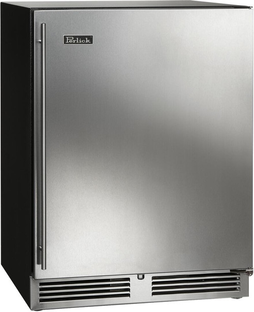 HC24WB41R Perlick 24" C Series Undercounter Wine Reserve with Stainless Steel Solid Door - Right Hinge