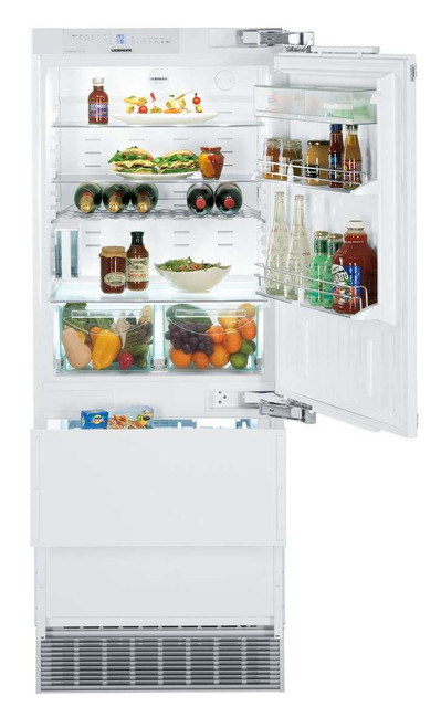 HC1540 Liebherr Premum No Frost 30" Fully Integrated Bottom Freezer Refrigerator - Right Hinged - Custom Panel Ready