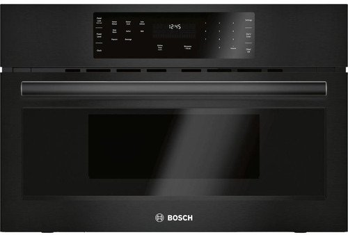 HMB50162UC 30" Bosch 500 Series Built-In Microwave Oven with Sensor Cook Programs and 1.6 cu ft. Capacity - Black