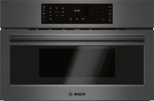 HMC80242UC Bosch 30" 800 Series Built In Microwave Speed Oven with Convection Cooking - Black Stainless Steel