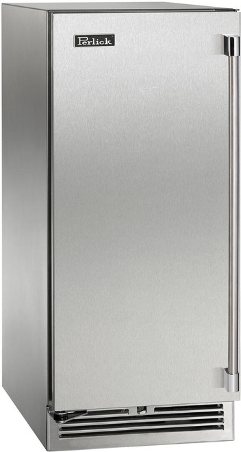 HP15BS41L Perlick 15" Signature Series Undercounter Beverage Center with Stainless Steel Solid Door - Left Hinge