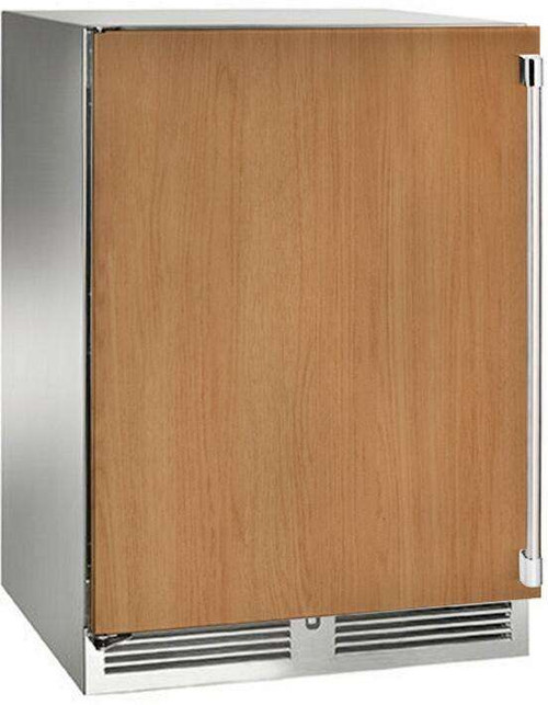 HP24CS42L Perlick 24" Signature Series Undercounter Refrigerator and Wine Reserve with Custom Panel Solid Door - Left Hinge