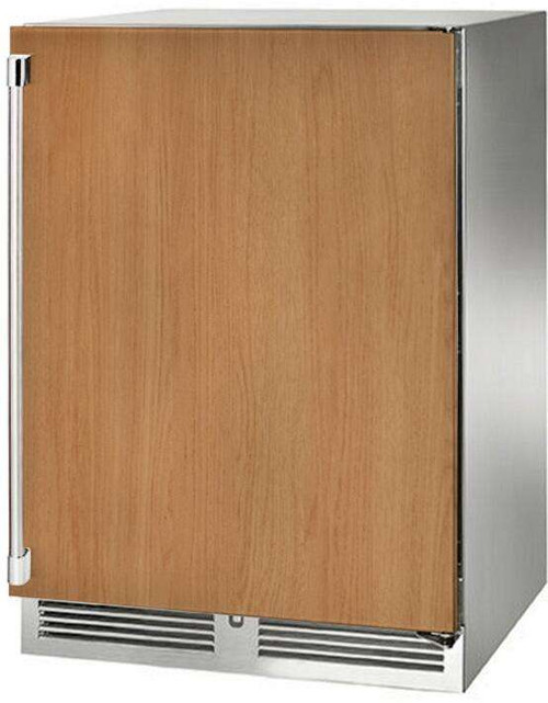 HP24DS42R Perlick 24" Signature Series Dual Zone Undercounter Wine Reserve with Custom Panel Solid Door - Right Hinge