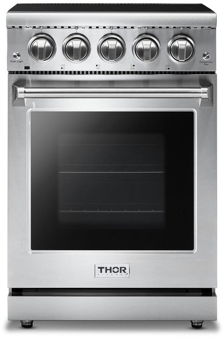 HRE2401 Thor Kitchen 24" Professional Electric Range with 4 Elements - Stainless Steel