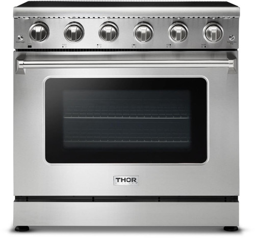 HRE3601 Thor Kitchen 36" Professional Electric Range with 5 Elements - Stainless Steel