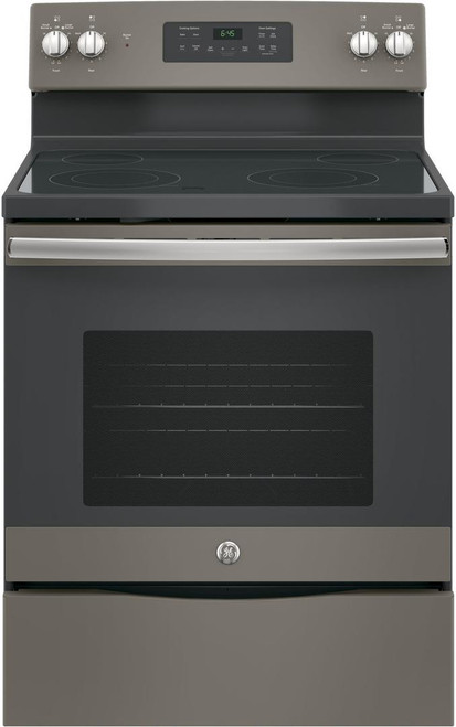 JB645EKES GE 30" Freestanding Electric Range with Ceramic Glass Cooktop - Slate