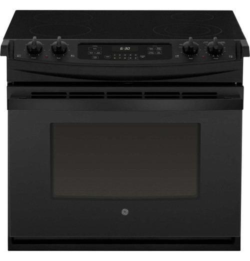 JD630DTBB GE 30" Drop In Electric Range - Black