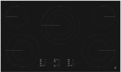 JEC4536KB JennAir 36" Oblivion Electric Cooktop with 5 Elements - Black