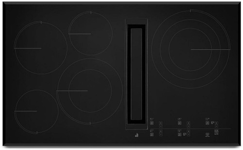 JED4536KB JennAir 36" Oblivion Downdraft Electric Cooktop with 5 Elements - Black