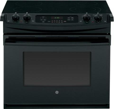 JD630DFBB GE 30" Drop-In Electric Range - Black