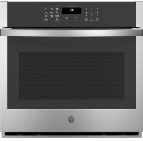 JTS3000SNSS GE 30" Electric Built-In Single Wall Oven with Never Scrub Heavy Duty Racks and Self Clean - Stainless Steel