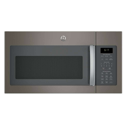 JVM6175EKES GE 30" 1.7 cu. ft. Over-the-Range Microwave with 1000 Watts 300 CFM Ventilation and 10 Power Levels - Slate