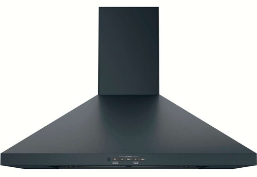 JVW5301FJDS GE 30" Wall-Mount Pyramid Chimney Hood with 350 CFM Venting System - Black Slate