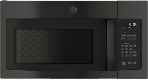JNM3163DJBB GE 30" 1.6 cu. ft. Over-the-Range Microwave Oven with 1000 Watts and Two-Speed 300-CFM Venting System - Black