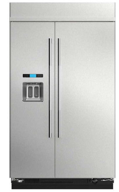 JS48PPDUDE JennAir 48" Built In Side by Side Refrigerator with Water Dispenser - Stainless Steel