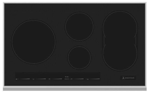 KIC36BK Hestan 36" KIC Series Induction Cooktop with 5 Elements - Black with Stainless Steel Trim