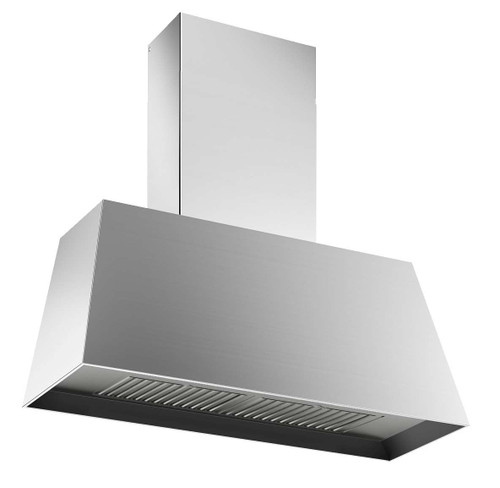 KMC30X Bertazzoni 30" Contemporary Canopy Wall Mount Hood - 600 CFM - Stainless Steel