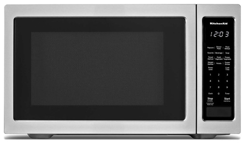 KMCS1016GSS KitchenAid 22" 1.6 Cu Ft Countertop Microwave Oven with Timed Defrost and 9 Quick-Touch Cycles - Stainless Steel