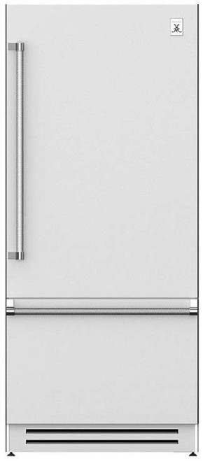 KRBR36OV Hestan 36" KRB Series Counter Depth Built In Bottom Mount Refrigerator- Right Hinge - Custom Panel