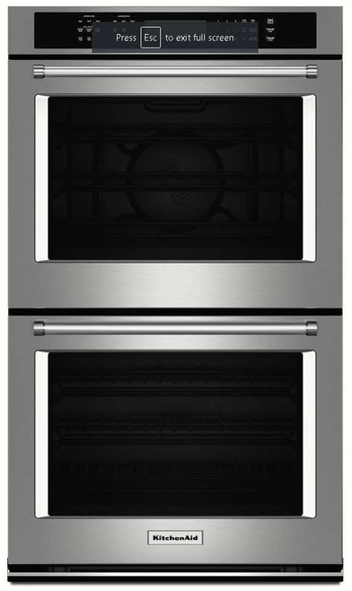 KODE307ESS KitchenAid 27" Double Wall Oven with Even-Heat True Convection (Upper Oven) - Stainless Steel
