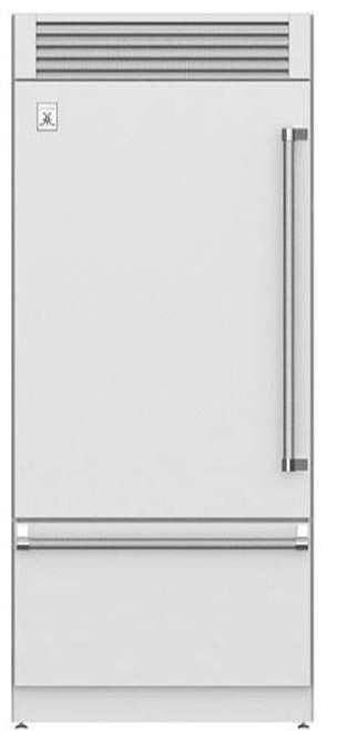 KRPL36 Hestan 36" KRP Series Counter Depth Built In Bottom Mount Refrigerator - Left Hinge - Steeletto Stainless Steel