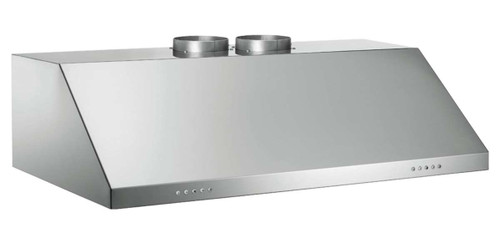 KU48PRO2X14 Bertazzoni 48" Wall Mount Canopy Hood with 2 motors 1200 CFM - Stainless Steel