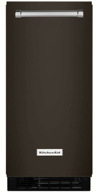 KUIX535HBS KitchenAid 15" Automatic Icemaker with Factory Installed Drain Pump - PrintShield Black Stainless Steel