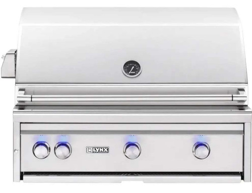 L36ATRLP Lynx 36" Built-in Grill with All Trident Burners and Rotisserie - Liquid Propane - Stainless Steel