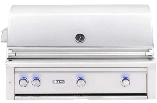 L42ATRNG Lynx 42" Built-in Grill with All Trident Burners and Rotisserie - Natural Gas - Stainless Steel