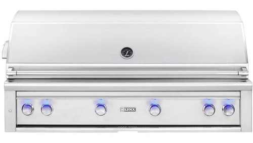 L54TRNG - Lynx 54" Built-In Professional Outdoor Grill with 1 Trident Burner and Rotisserie - Natural Gas