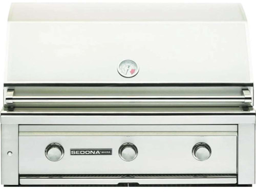 L600LP Lynx Sedona 36" Built-In Grill with 3 Stainless Steel Burners - Liquid Propane - Stainless Steel