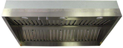 L724212 Trade-Wind 42" L7200 Series Outdoor Barbecue Hood Liner - 1200 CFM - Stainless Steel