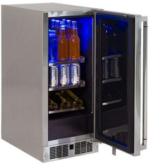 LN15REFR Lynx 15" Professional Series Built-In 2.73 cu. Ft. Outdoor Refrigerator with Right Hinge - Stainless Steel