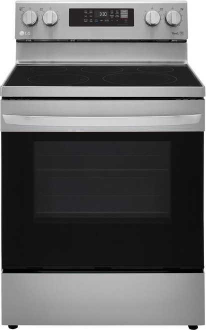 LREL6323S LG 30" WiFi Enabled 6.3 cu.ft. Electric Range with Convection and AirFry - Stainless Steel