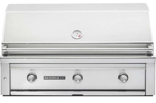 L700PSLP Lynx Sedona 42" Built-in Grill with 2 Stainless Steel Burners & ProSear Burner - LP Gas - Stainless Steel