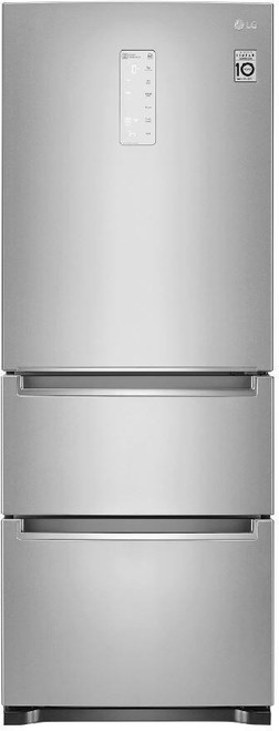LRKNS1205V LG 27" 11.7 cu.ft. Kimchi Standing Type Bottom Mount Refrigerator - Platinum Silver