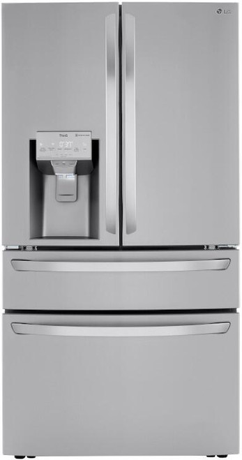 LRMXS3006S LG 36" 4 Door French Door Refrigerator - PrintProof Stainless Steel