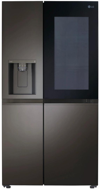 LRSOC2306D LG 36" 23 cu ft Side by Side Refrigerator - Black Stainless Steel