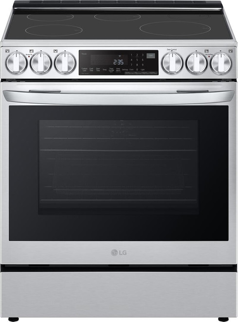 LSIL6336F LG 30" 6.3 cu. ft. Smart Induction Slide-In Range with AirFry - PrintProof Stainless Steel